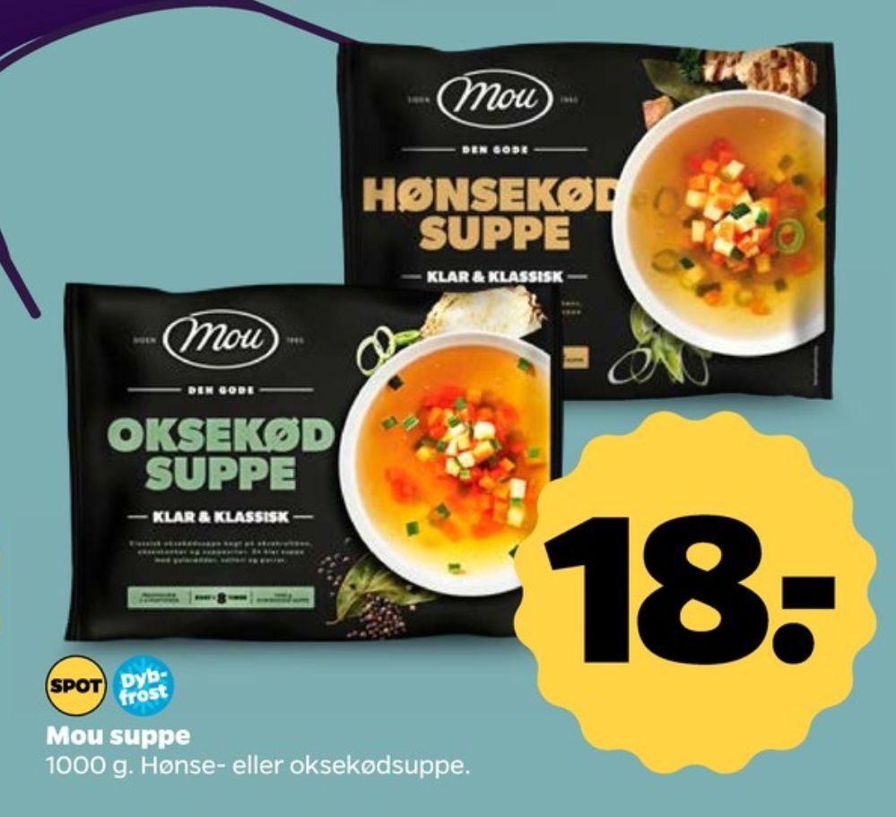 Mou Klar & Klassisk, Oksekødssuppe