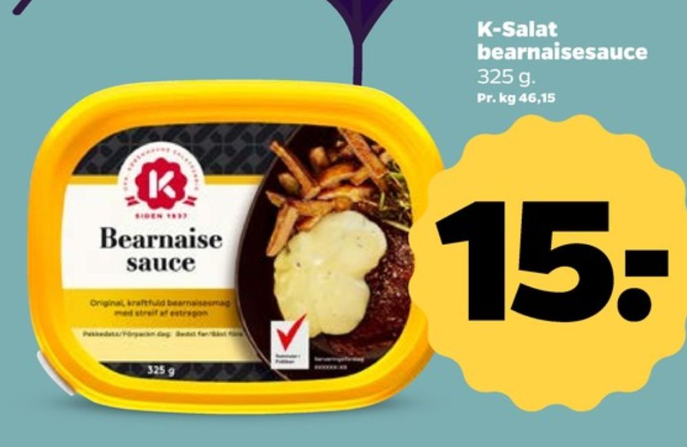 K-salat, Bearnaisesauce