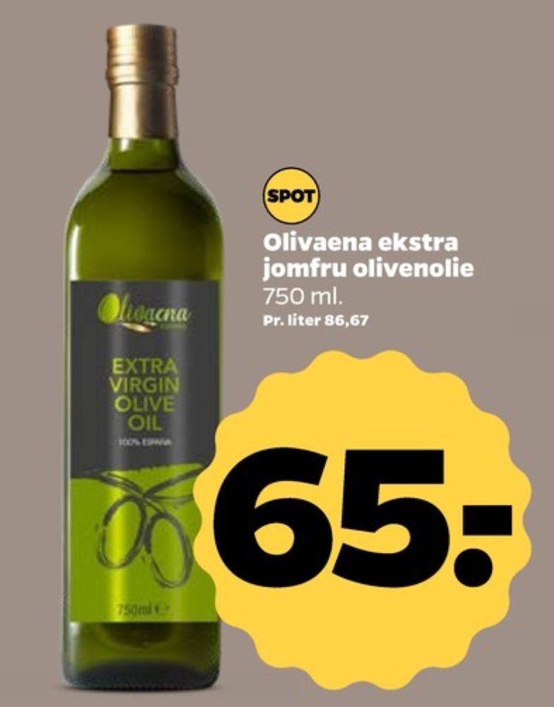 Olivaena, Olivenolie