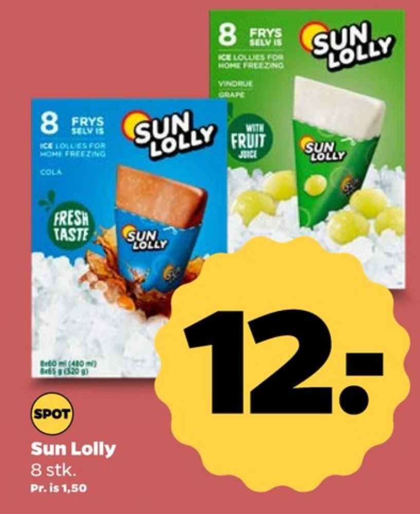 Sun Lolly, Is frys selv - Cola