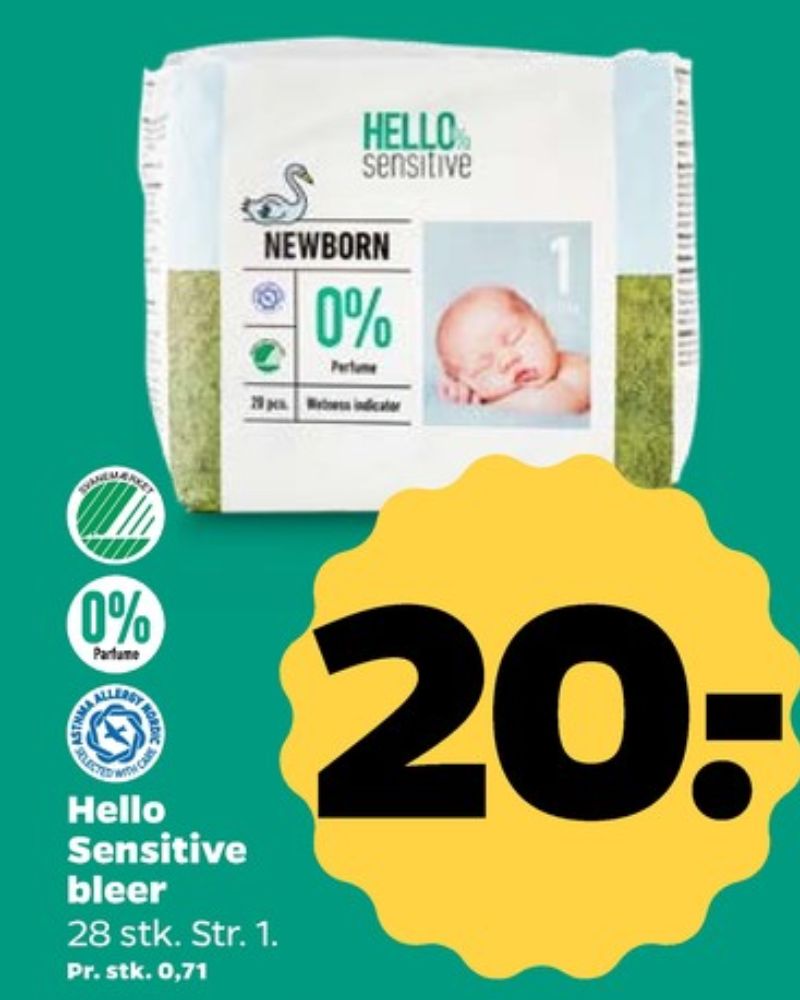 Hello Sensitive Newborn, Bleer str 1 2-4 kg