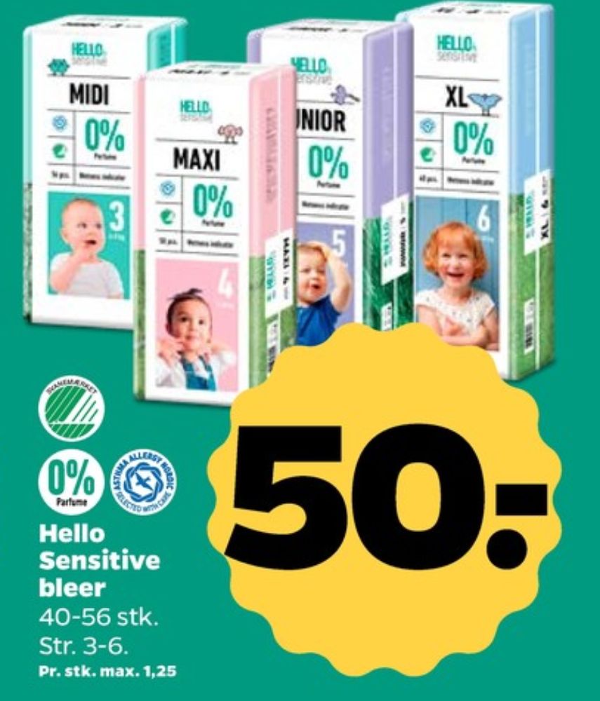 Hello Sensitive Midi, Bleer str 3 4-9 kg