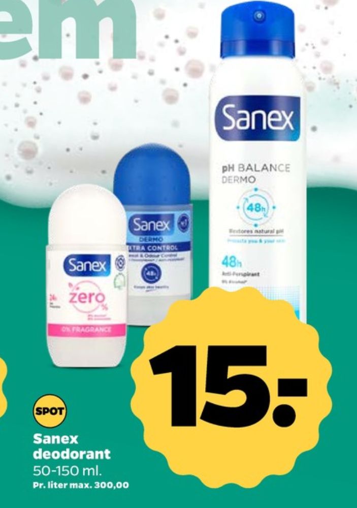 Sanex, Deospray