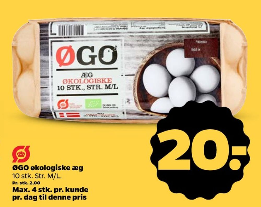 ØGO, Økologiske æg M/L