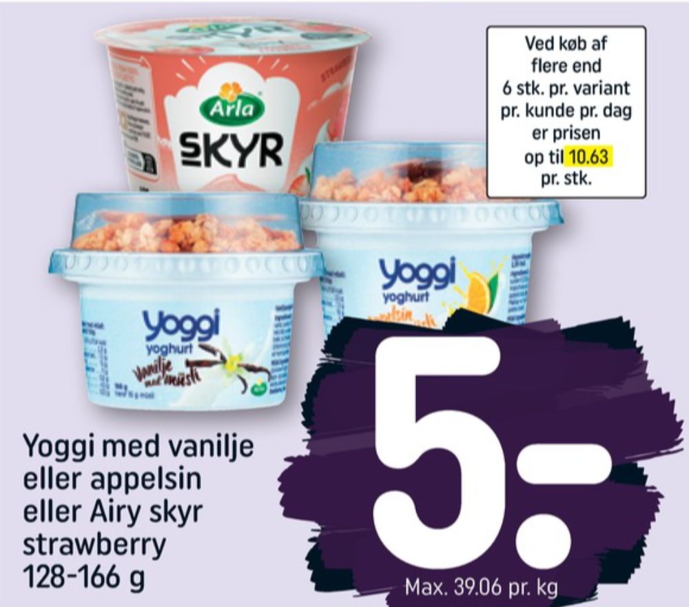 Arla, Jordbær Skyr Airy