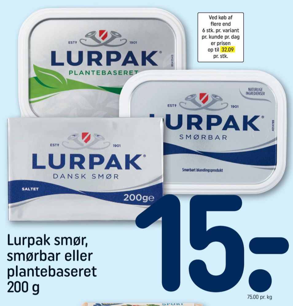 Lurpak, Smørbar