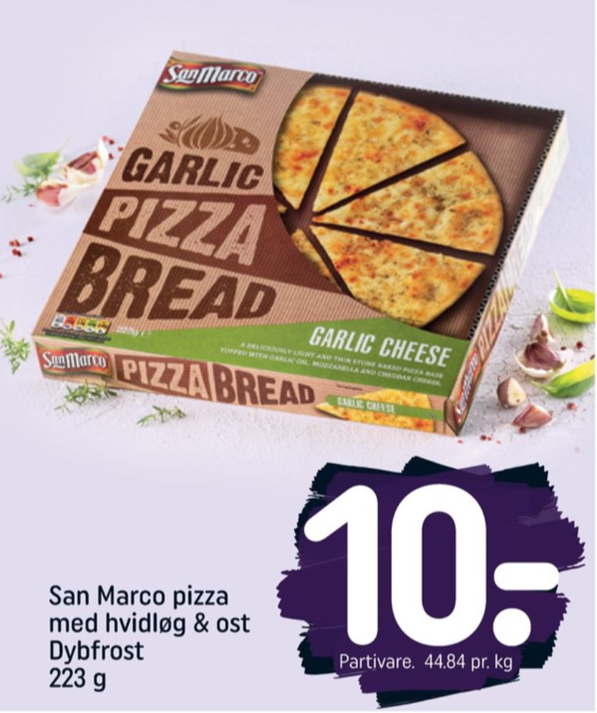 San Marco, Garlic Pizza Bread