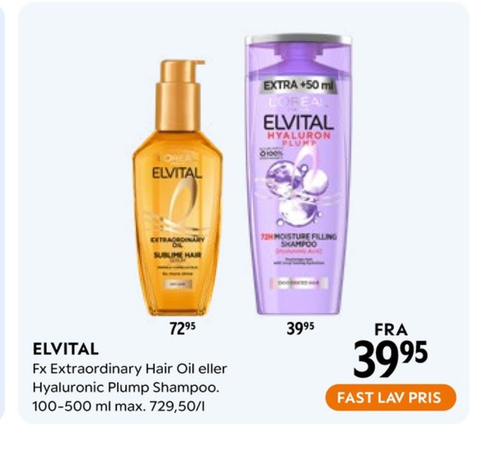 Loreal Elvital, Shampoo