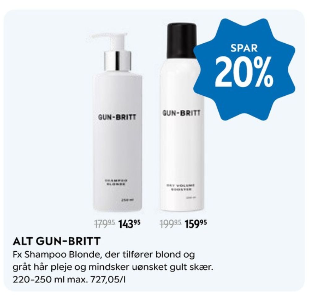 Gun-Britt, Shampoo