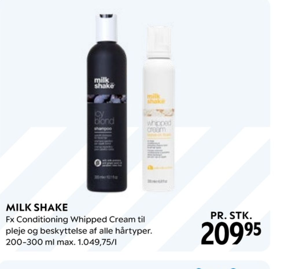 Milk Shake, Shampoo
