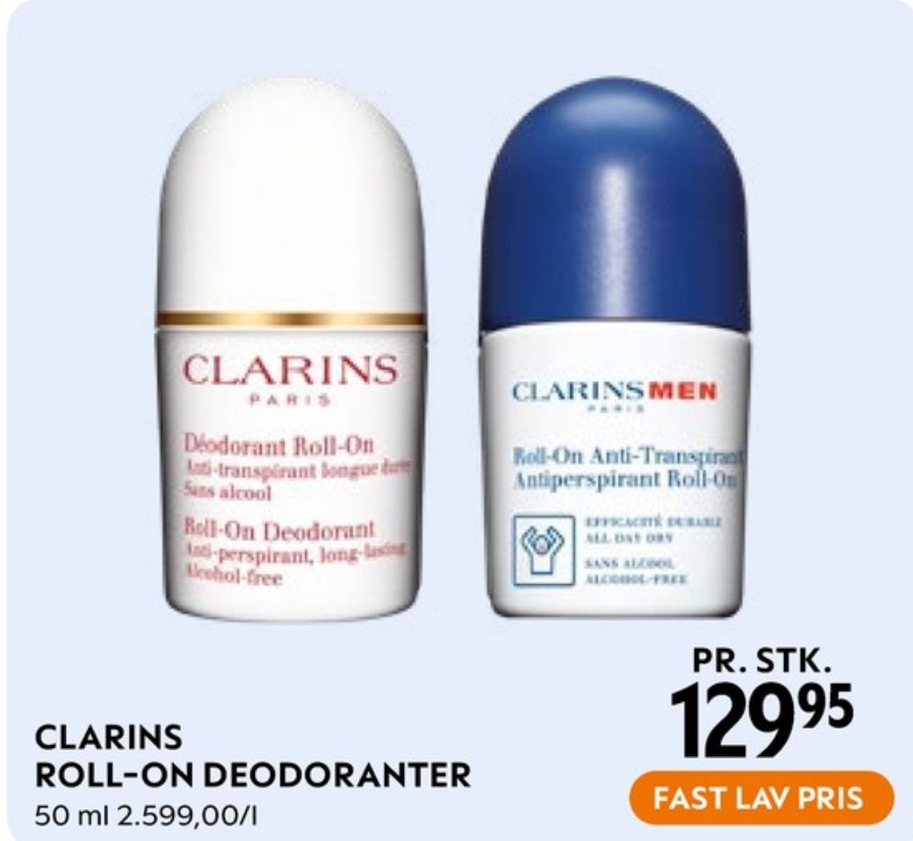 Clarins, Deo Roll-on