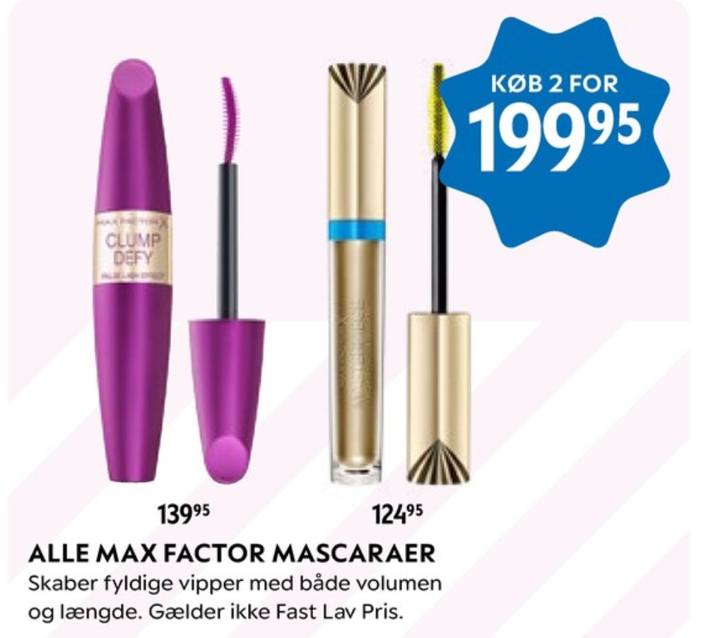 Max Factor, Mascara