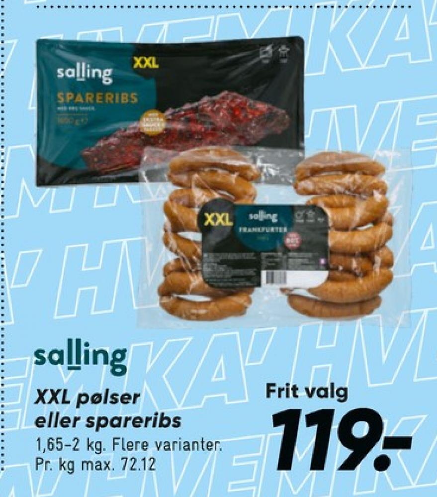 Salling, Spareribs