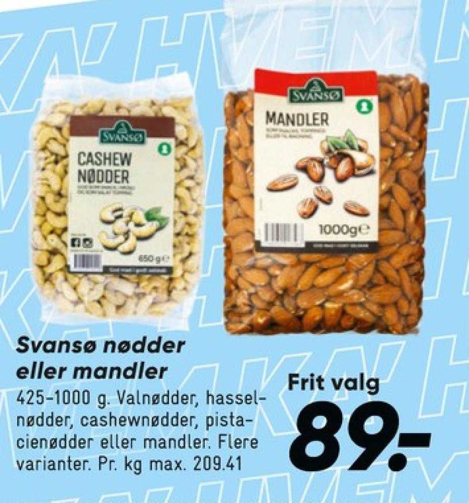Svansø, Mandler