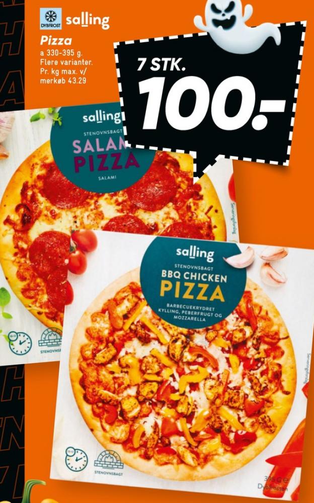 Salling, BBQ Chicken Pizza