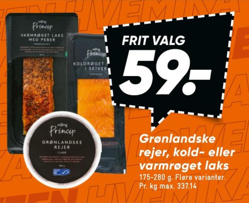 Salling Princip, Laks i skiver
