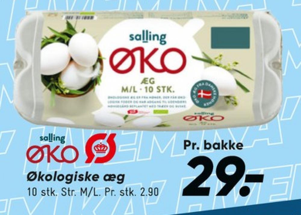 Salling ØKO, Æg M/L