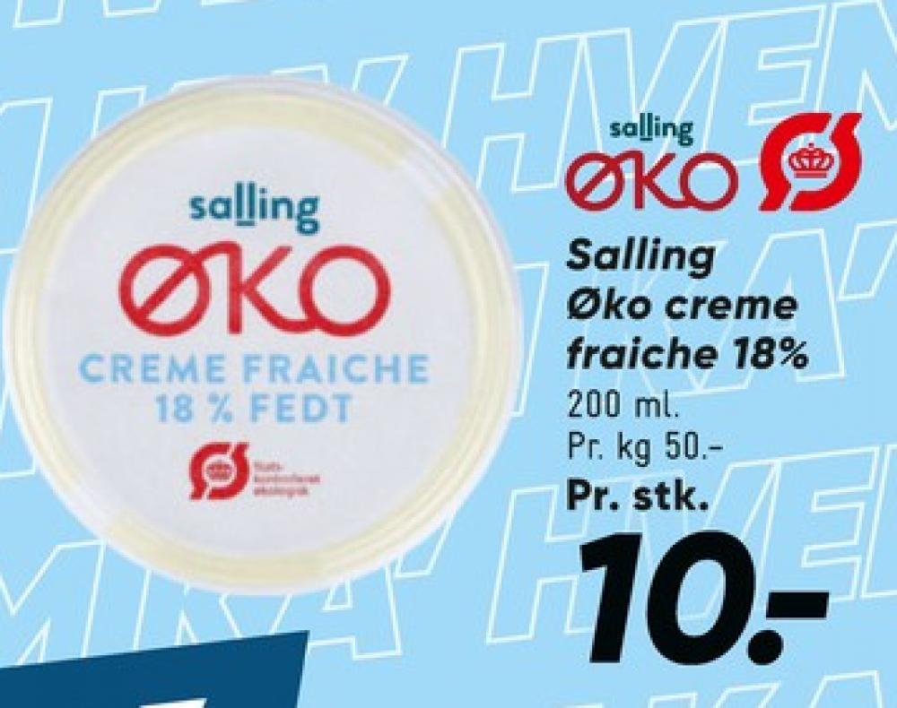 Salling, Creme Fraiche 18%