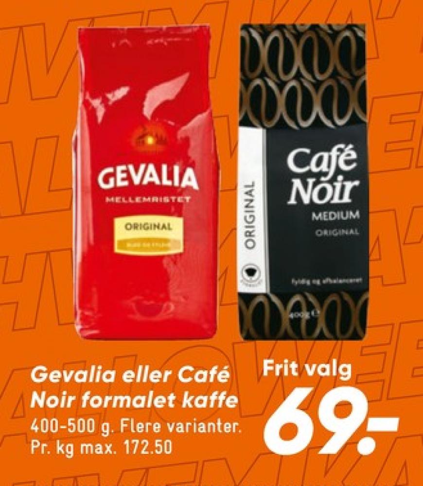 Gevalia Original, Kaffe Formalet