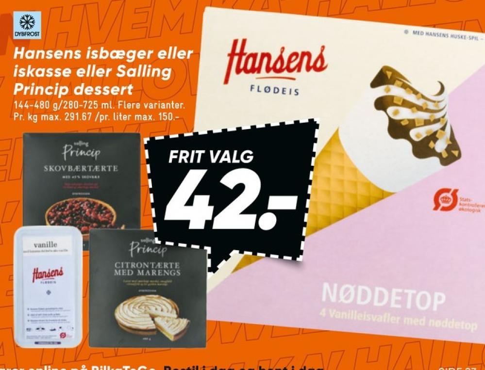 Hansens, Vanilje is