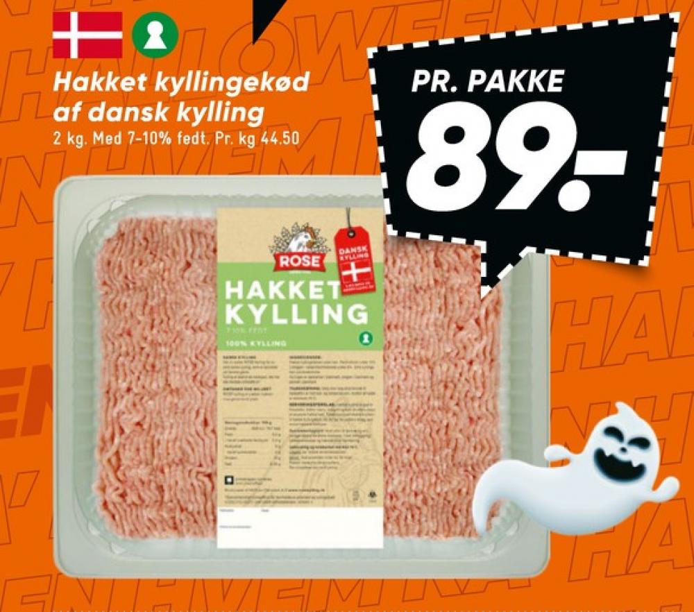 Rose, Hakket kylling 7-10%