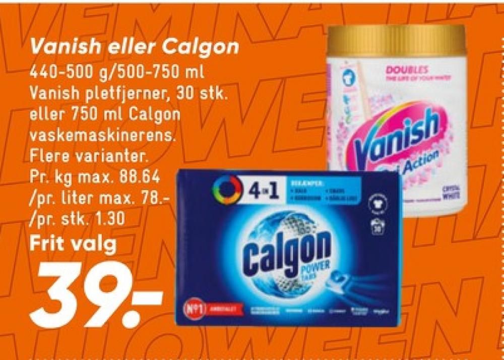 Calgon, Vaskemaskinerens