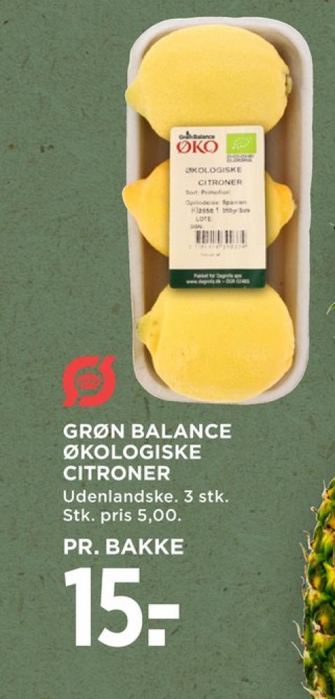Grøn Balance, Citroner