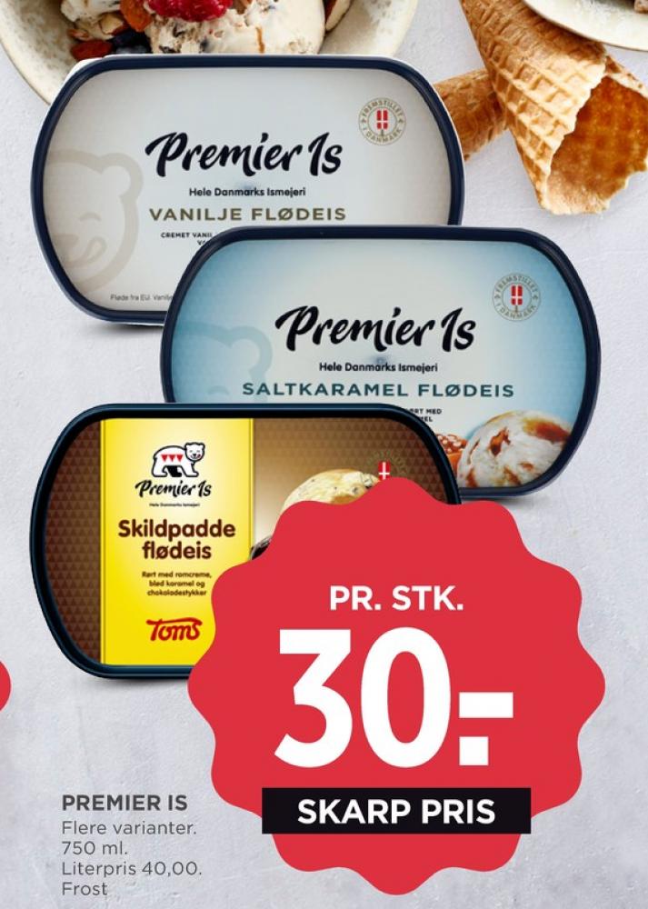Premier, Vanilje Flødeis