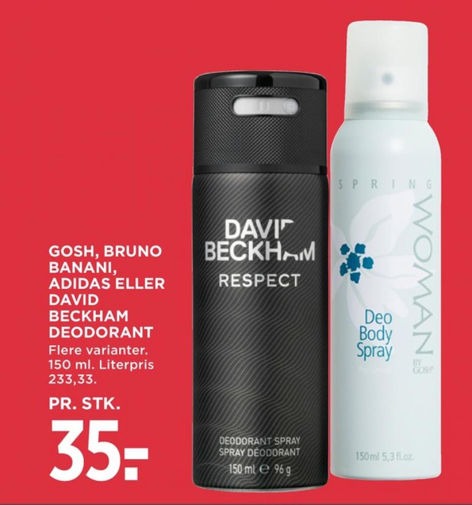 David Beckham, Deospray