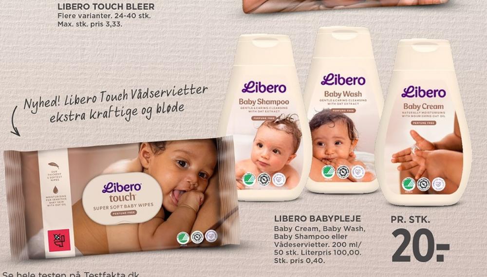 Libero Touch, Vådservietter