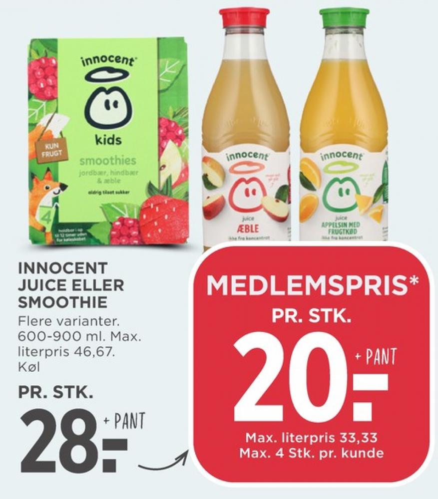 innocent, Appelsinjuice med frugtkød