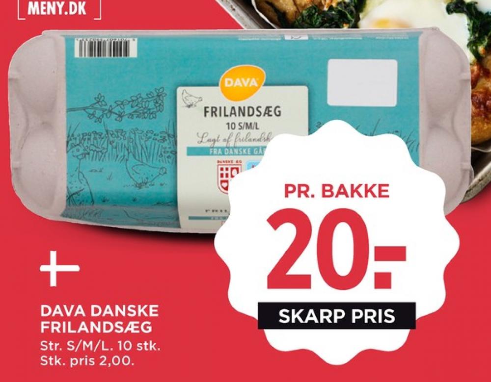 DAVA Foods, Frilandsæg S/M/L