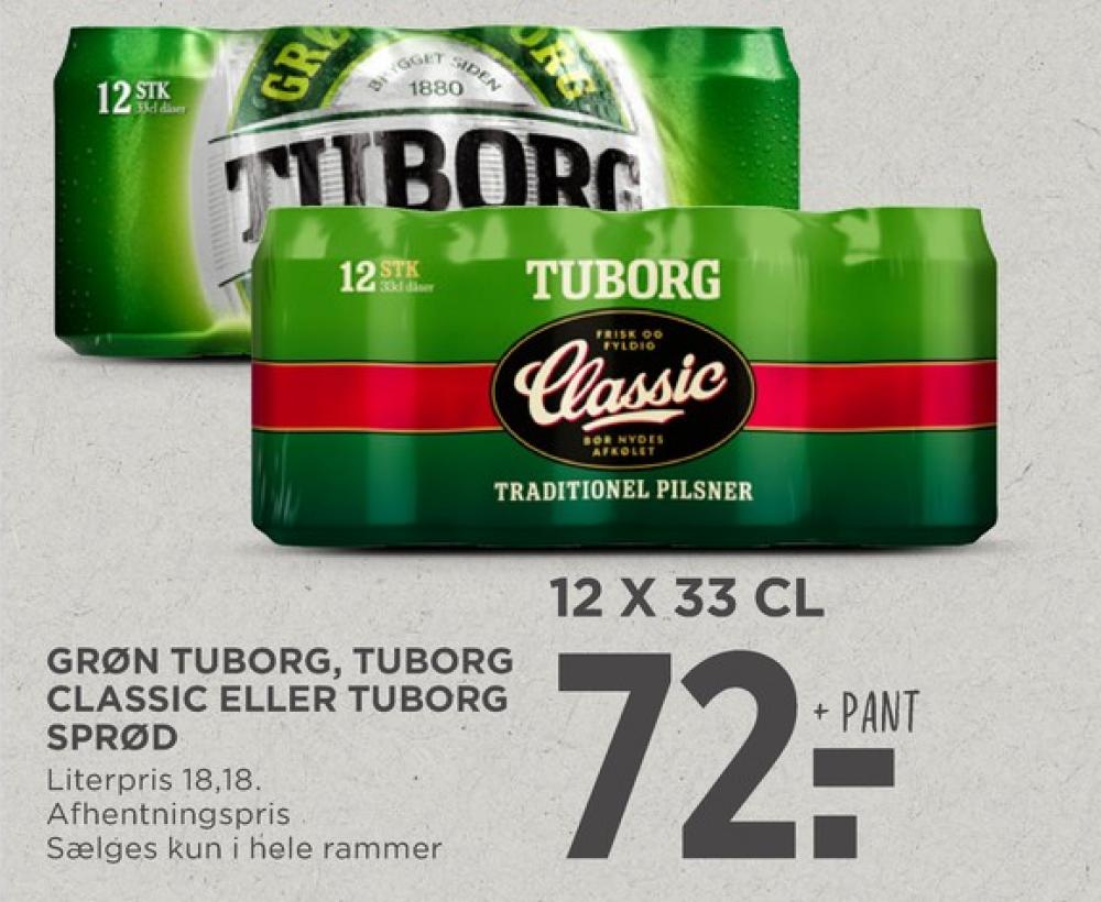 Tuborg Classic, Øl 12 pk.