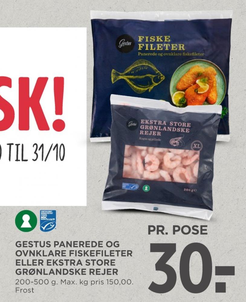 Gestus, Fiskefileter