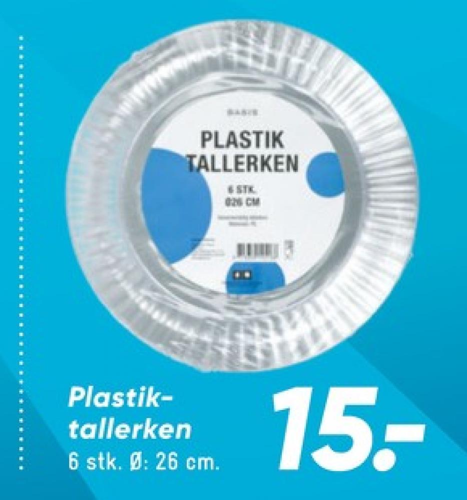 Plastiktallerken