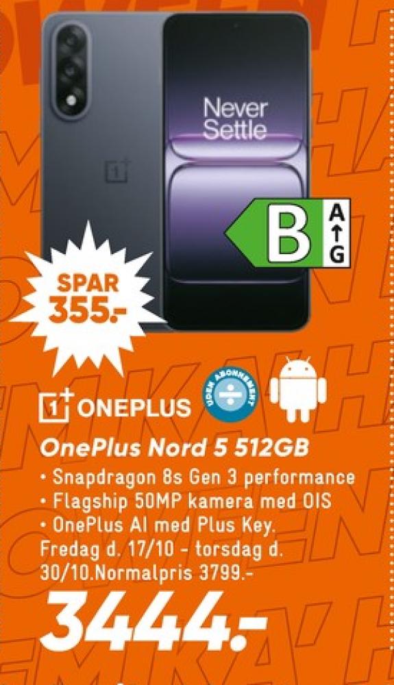 OnePlus Nord 5, Mobiltelefon