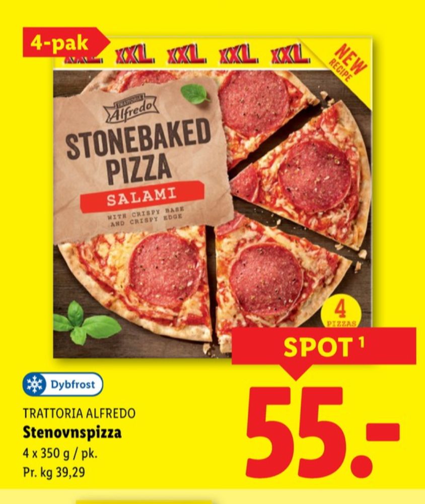 Trattoria Alfredo, Stonebaked Salami Pizza
