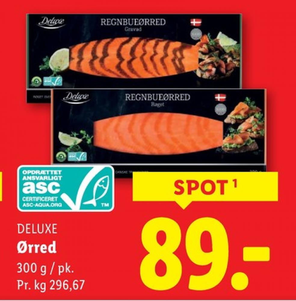 Deluxe, Laks i skiver