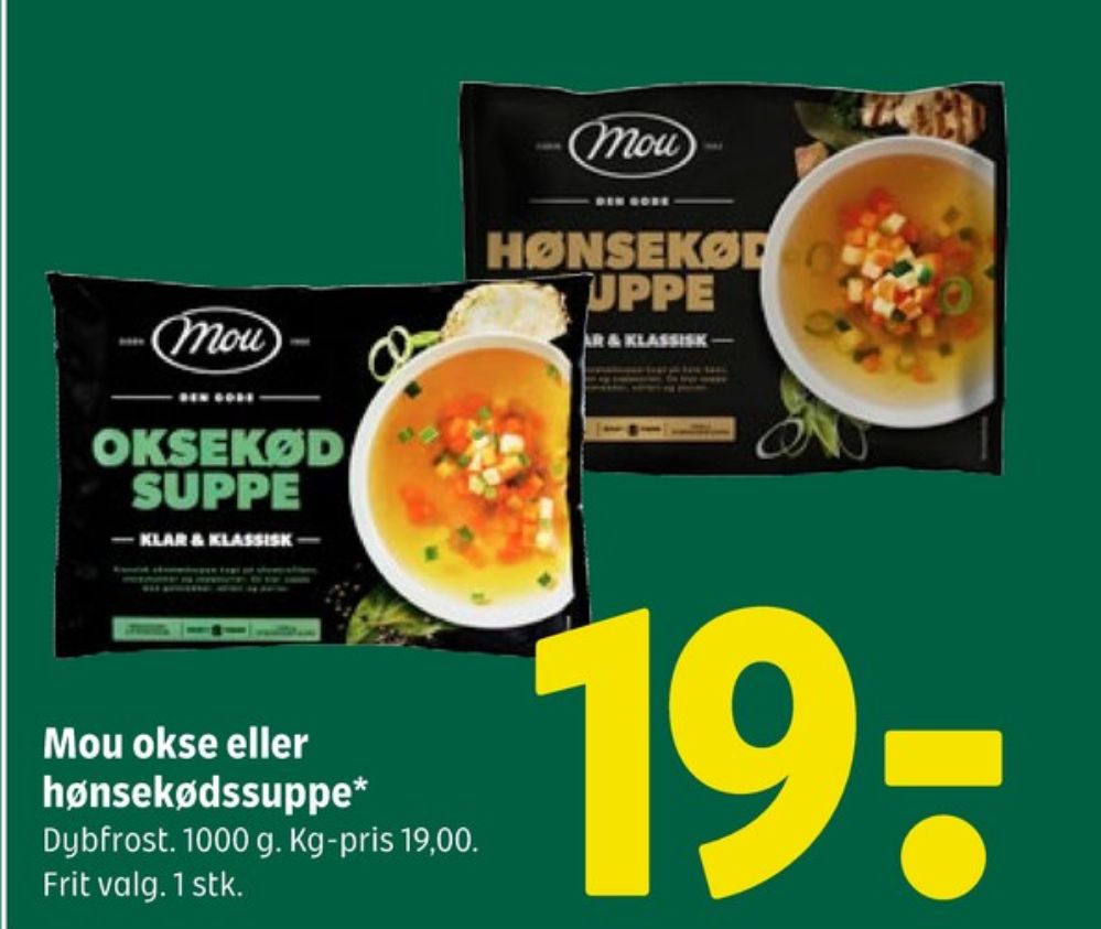 Mou Klar & Klassisk, Oksekødssuppe
