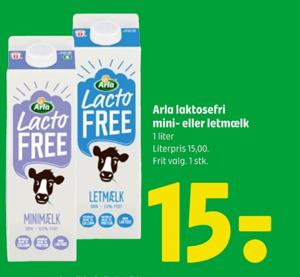 Arla Lacto FREE, Letmælk