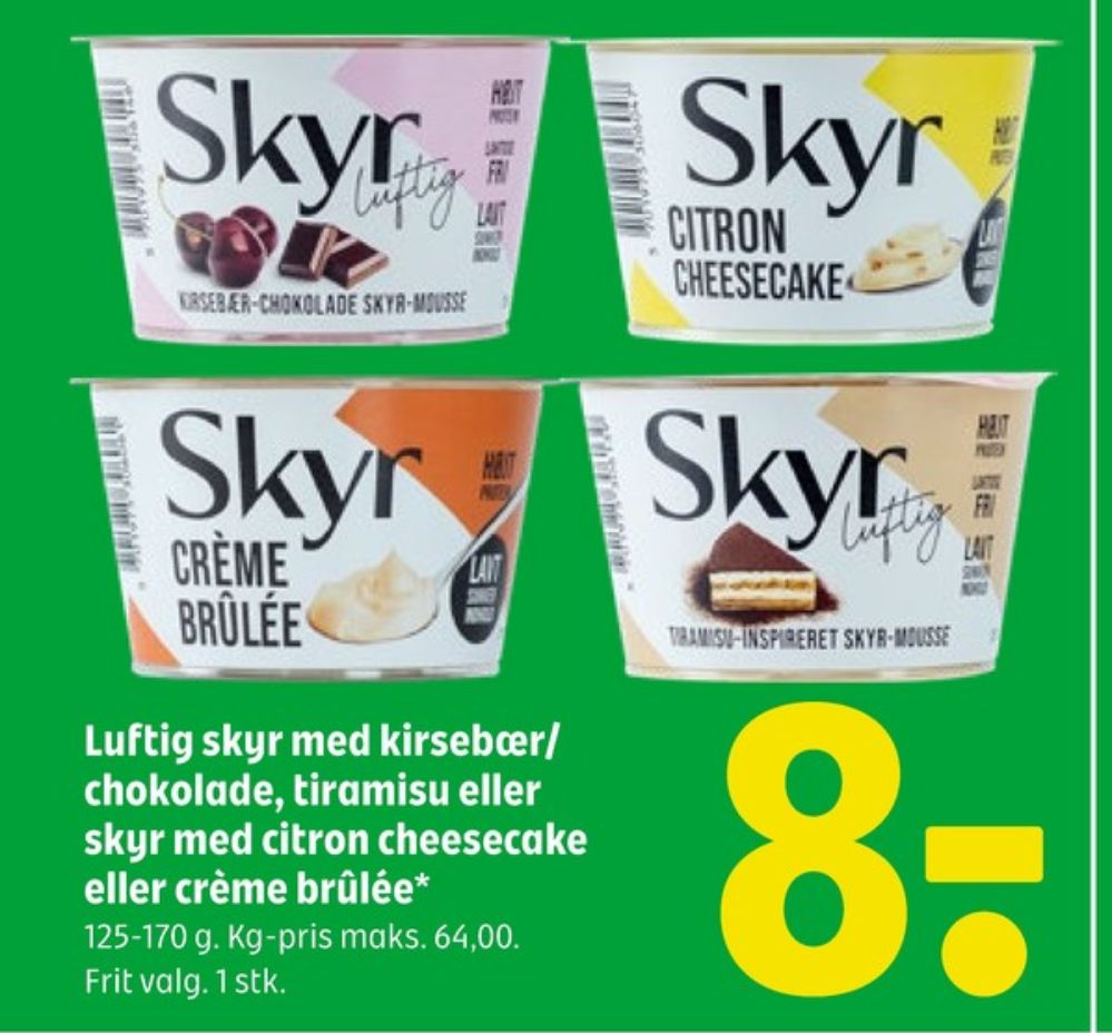 Skyr luftig Tiramisu Inspireret Mousse