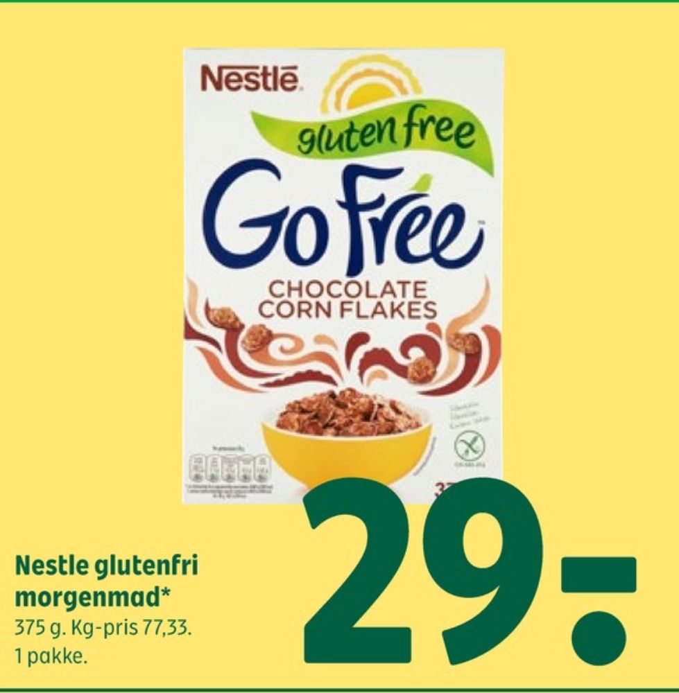 Nestlé Go Free, Morgenmadsprodukt