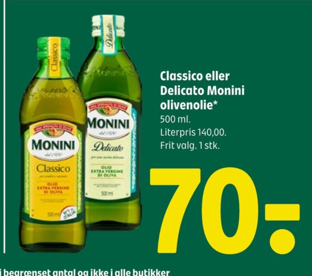 Monini, Olivenolie