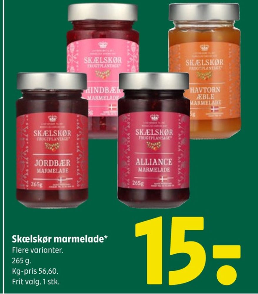 Skælskør Frugtplantage, Hindbærmarmelade