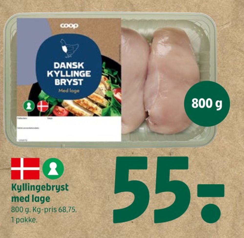 Coop, Kyllingebrystfilet