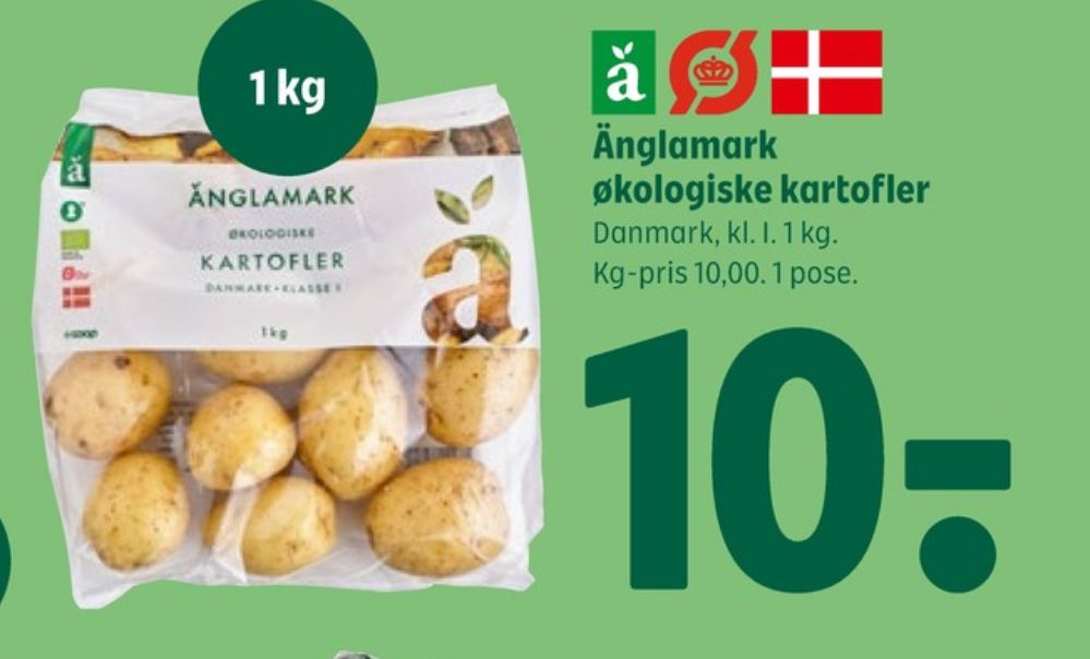 Änglamark, Kartofler