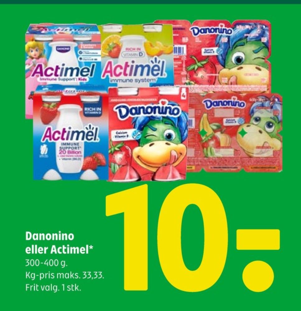 Danone Actimel, Drikkeyoghurt Multifrugt