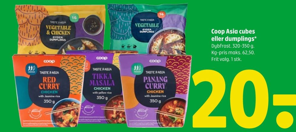 Coop Asia, Panang Curry Chicken