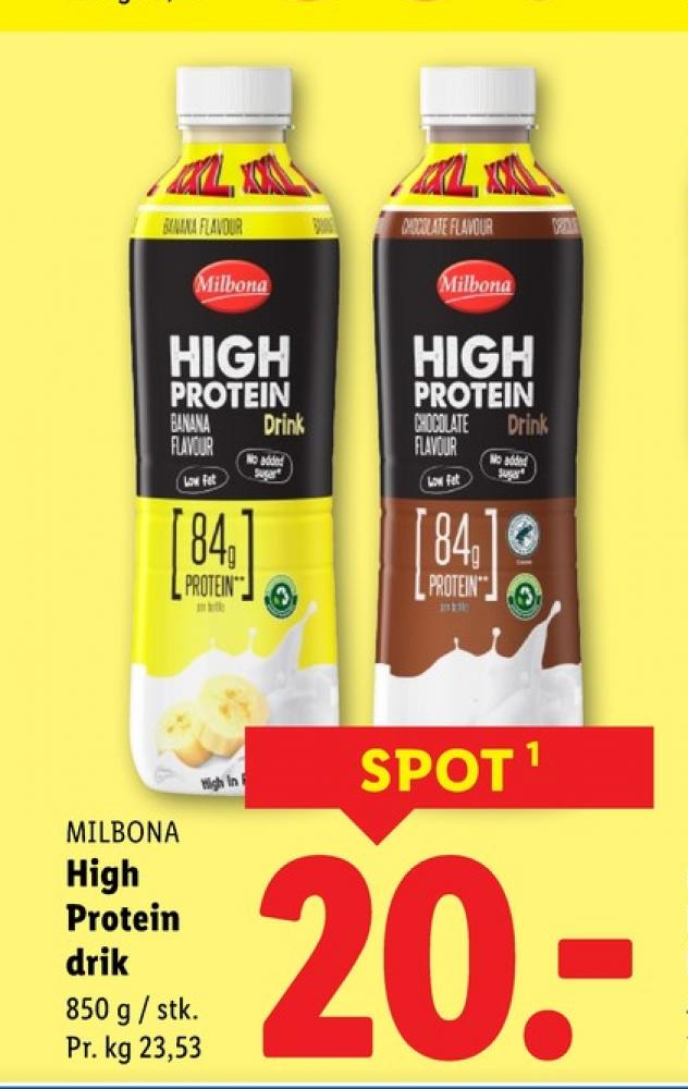 Milbona, High Protein Banana Drink