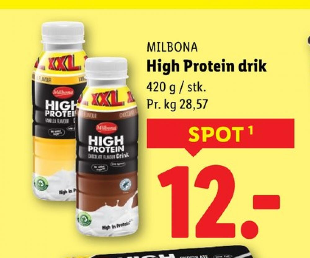 Milbona, Proteindrik Vanilje